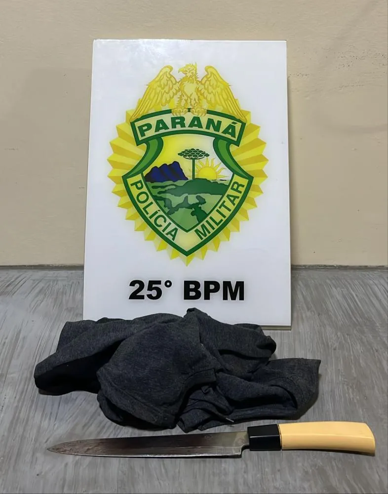 Homem é Morto a Facadas em Iporã; Suspeito é Preso com Arma do Crime