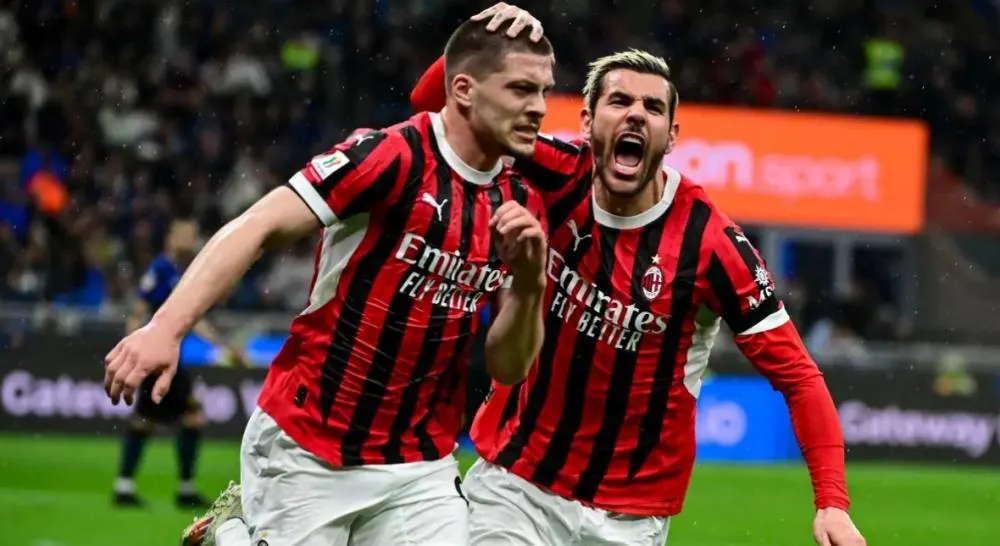 Milan atropela a Inter de Milão e avança à final da Copa da Itália