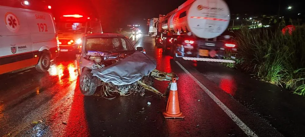 Grávida de 7 meses moradora em Iporã, se envolve em acidente após ultrapassagem em local proibido 