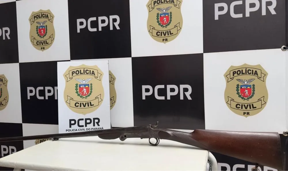 POLÍCIA CIVIL PRENDE SUSPEITO EM FLAGRANTE POR POSSE IRREGULAR DE ARMA DE FOGO, DURANTE CUMPRIMENTO DE MANDADO DE BUSCA E APREENSÃO