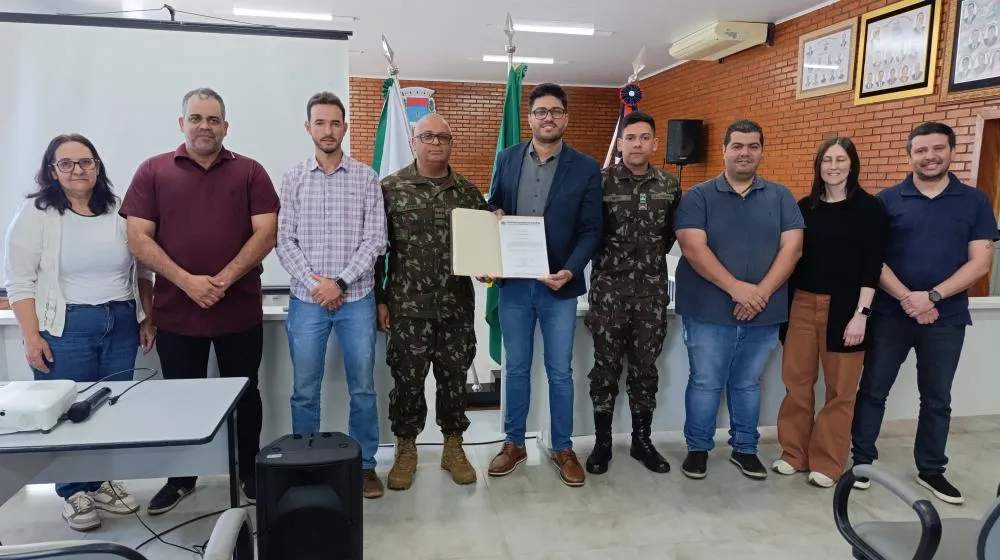 Diego Pergo toma posse como Presidente da Junta de Serviço Militar em Altônia