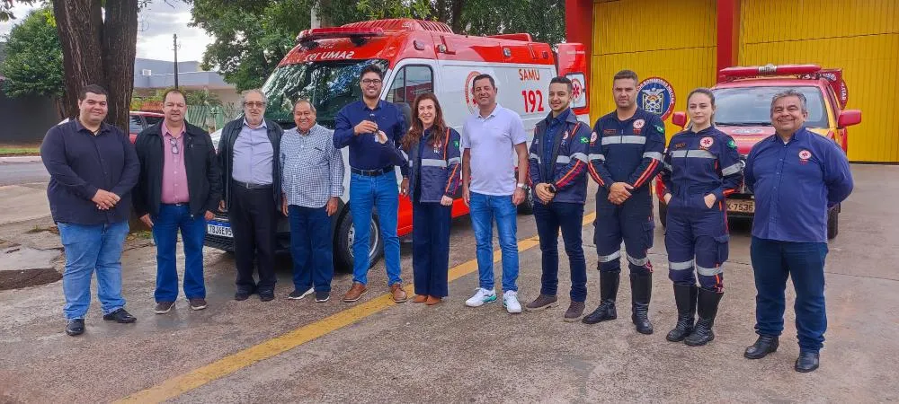 Altônia recebe nova ambulância do SAMU e reforça atendimento de urgência com apoio do Governo Federal