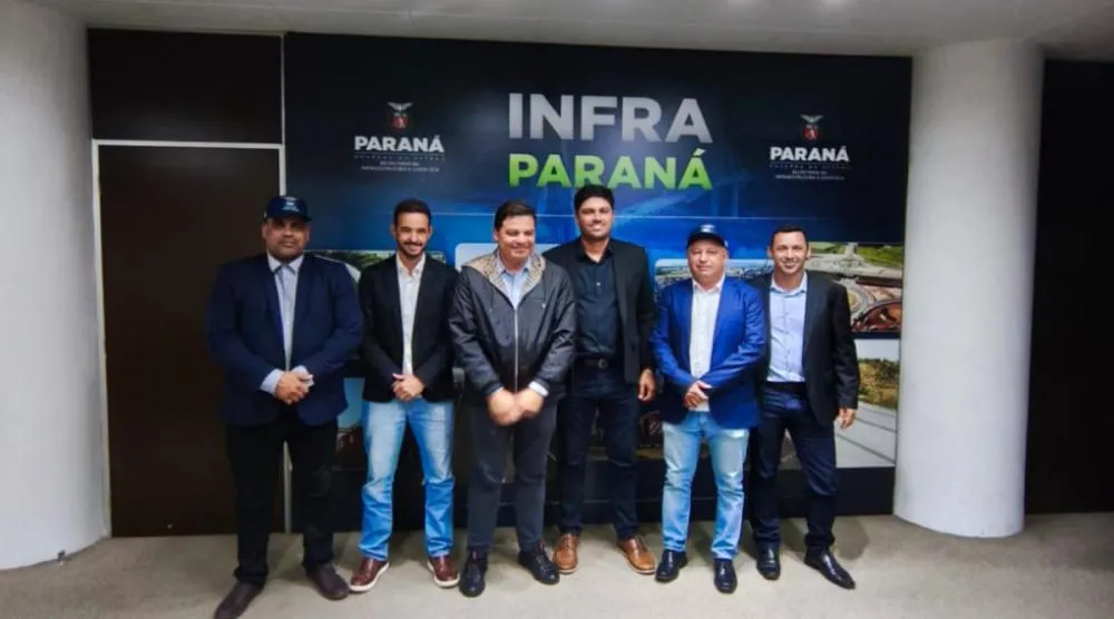 Prefeito Diego Pérgo e comitiva cumprem agenda em Curitiba e tratam sobre ginásio de esportes