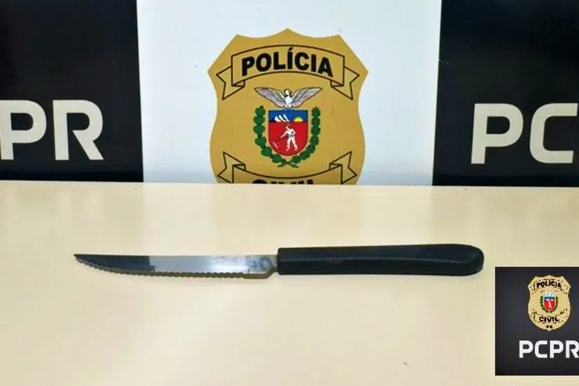 PCPR prende mulher que perseguiu ex com faca e a agrediu com panela de pressão