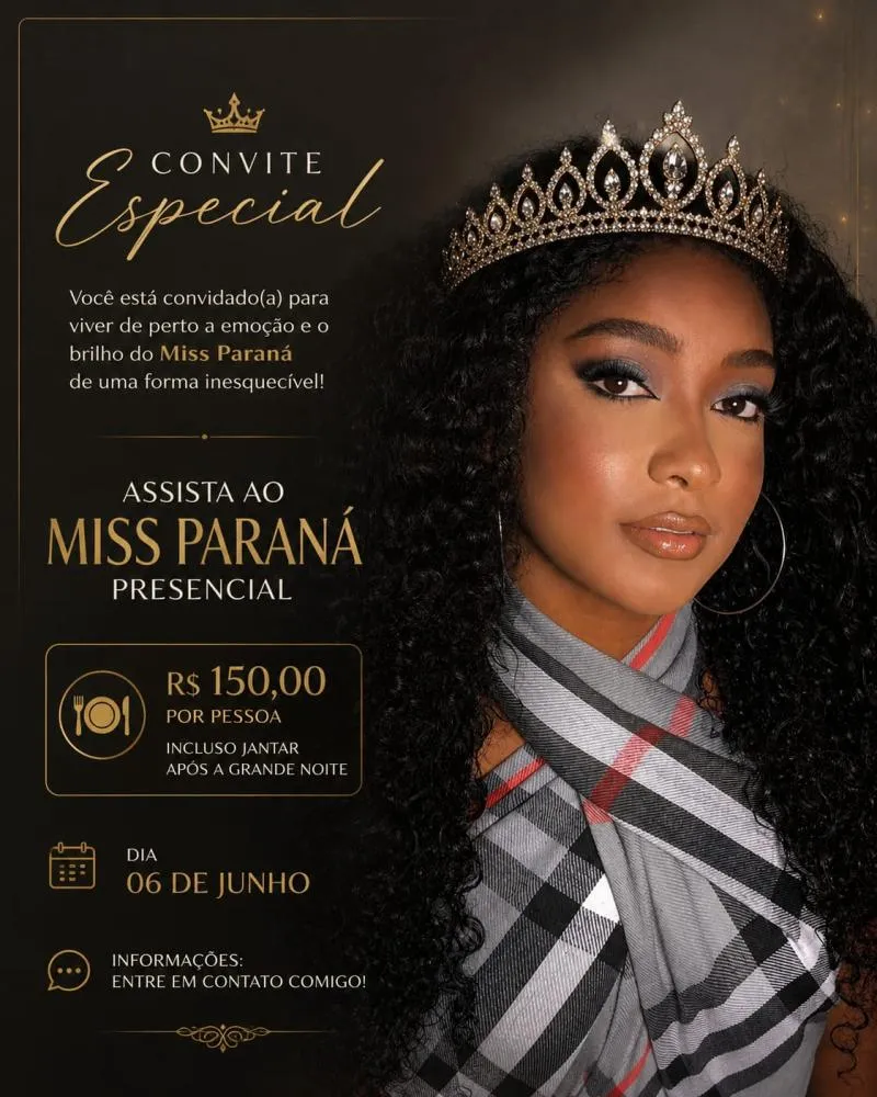 Vitória Kassandra leva o nome de Altônia ao Miss Paraná e recebe apoio da comunidade em carreata pelas ruas da cidade